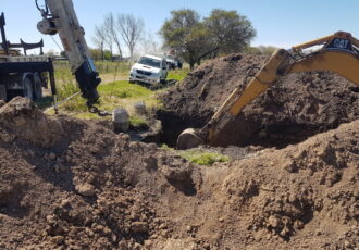 Cambio de conductor línea 33 kV Viale - María Grande