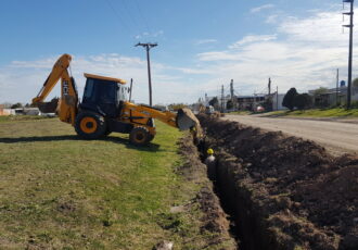 Tendido subterráneo línea 33 kV Viale - María Grande